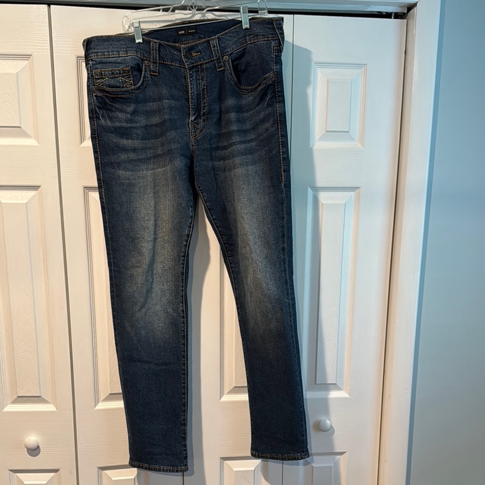 True Religion Men's Blue Jeans Relaxed Slim 36 Waist